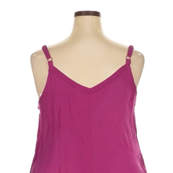 Torrid Swing Mini Dress Size 2X NWT Fuschia Pink Lightweight Cami Sweetheart - Picture 5 of 8